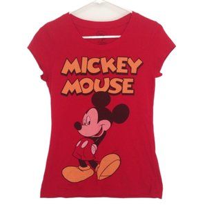 🎉 DISNEY Mickey Mouse Red Tee, size M